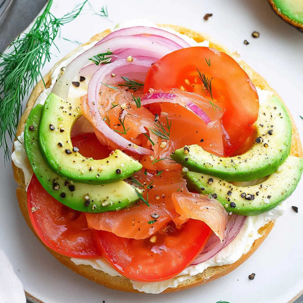 Smoked Salmon Bagels