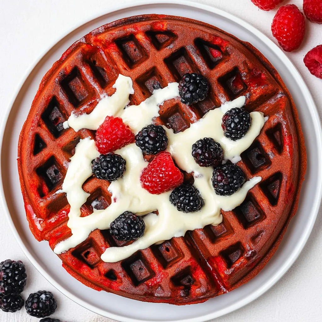 Red Velvet Waffles