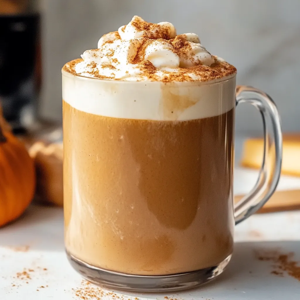 Homemade Pumpkin Spice Latte