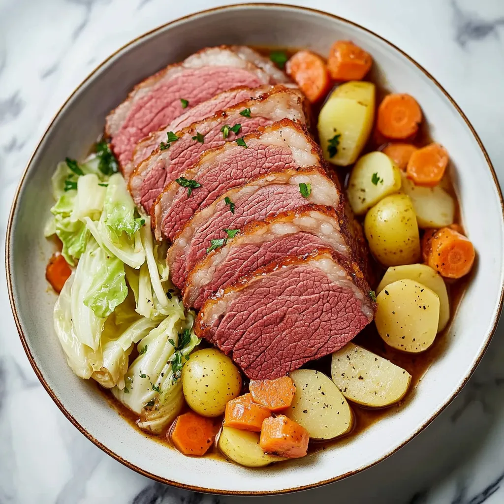 Stovetop Corned Beef and Cabbage Recipe