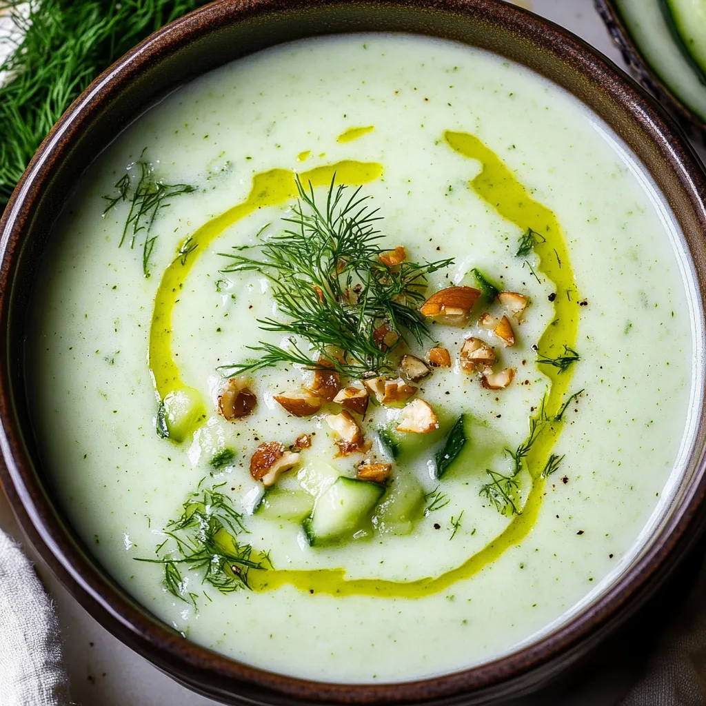 Cold Cucumber Soup Recipe