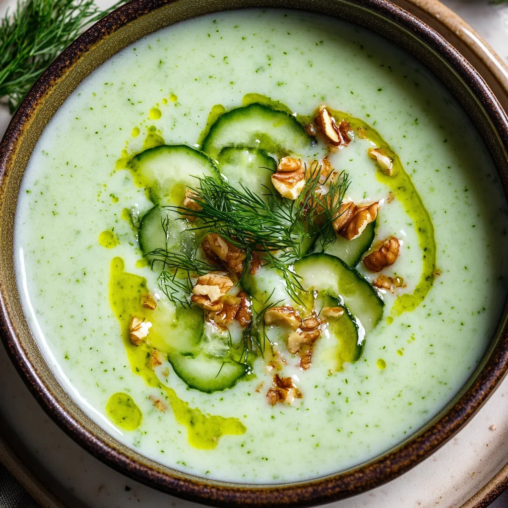 Cold Cucumber Soup