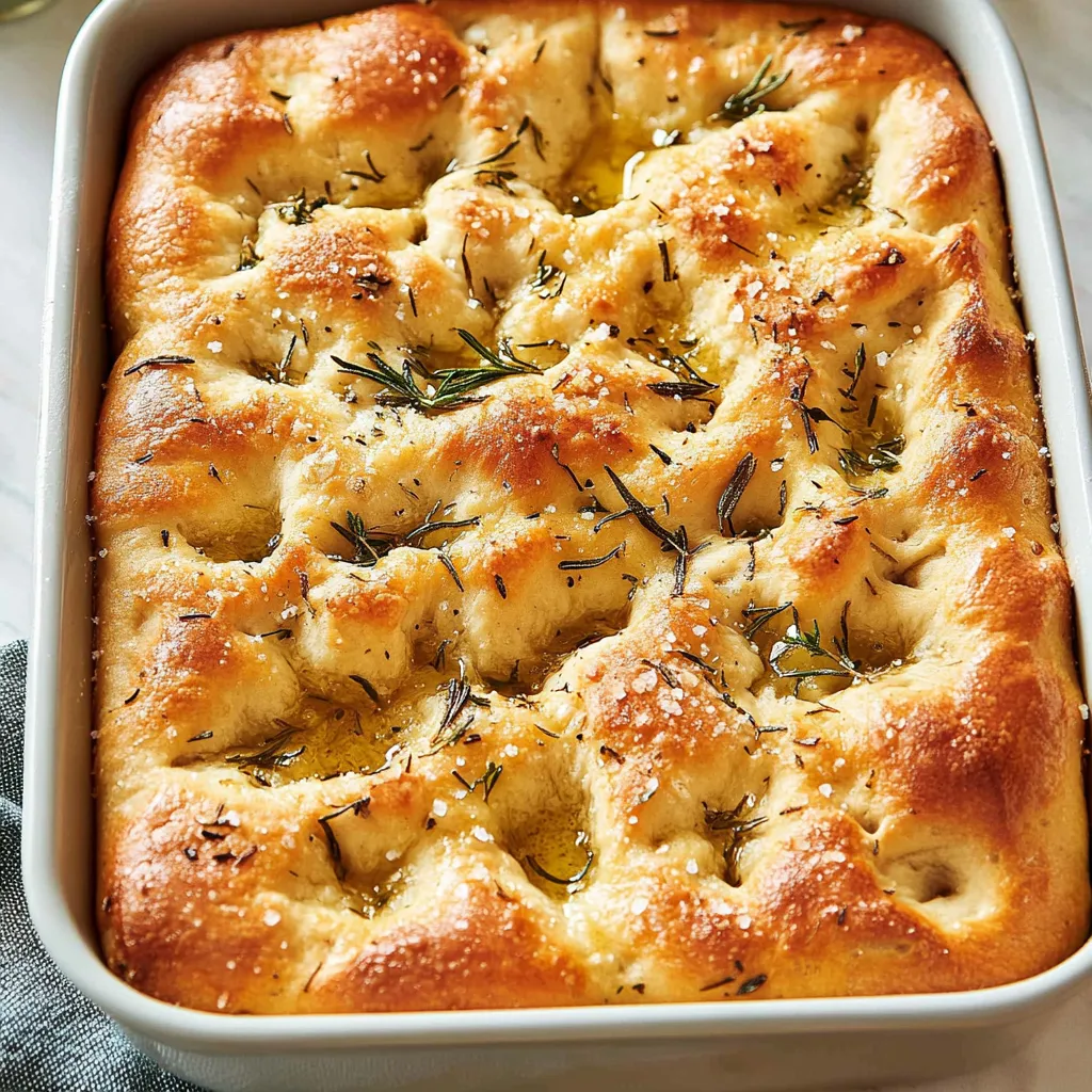 Easy Focaccia Bread Recipe