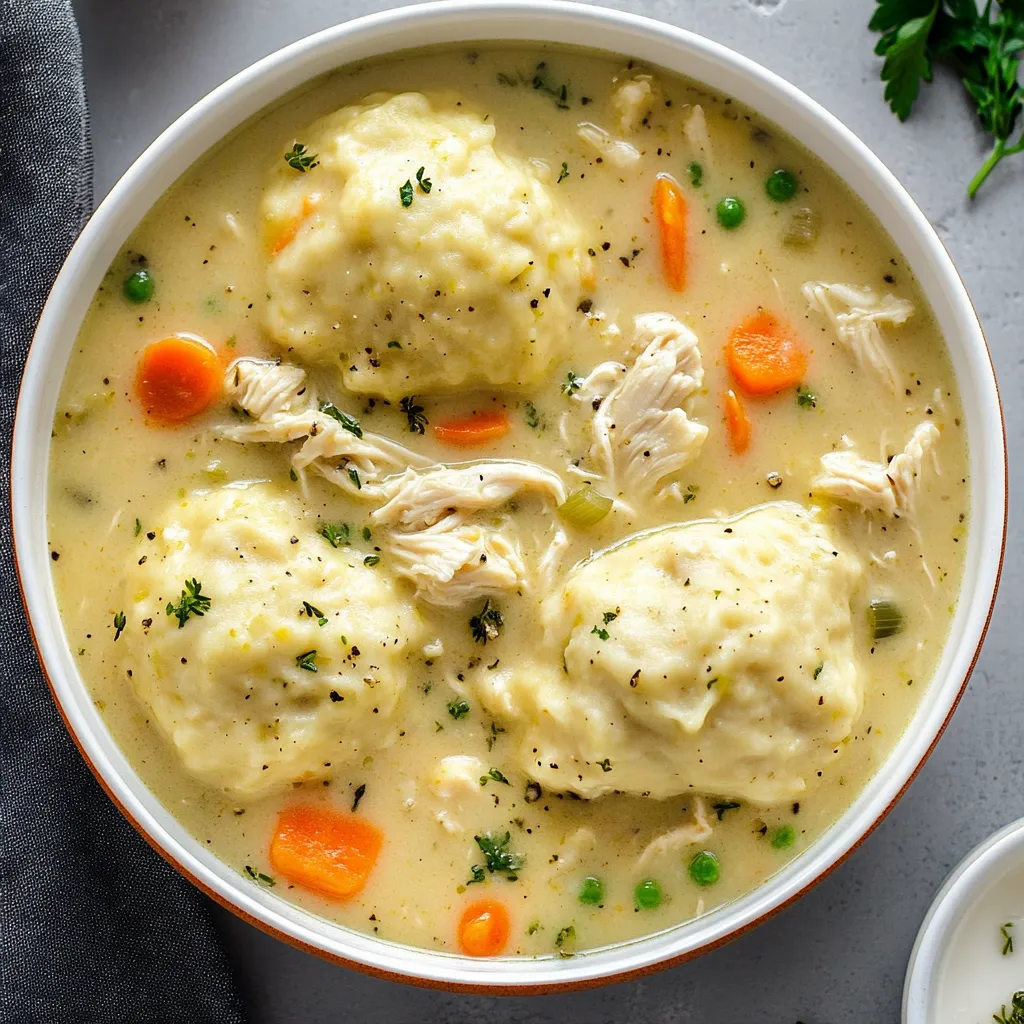 Homemade Chicken and Dumplings Recipe