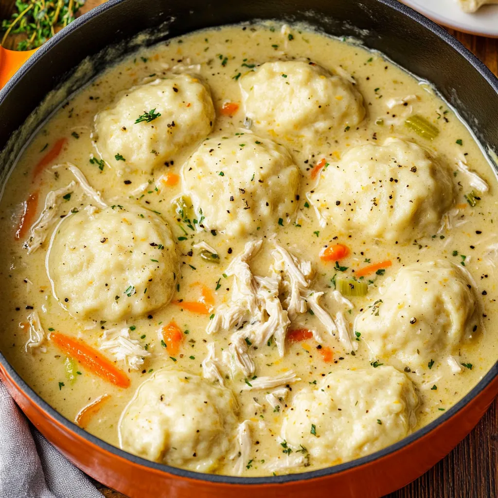 Creamy Chicken and Dumplings Recipe