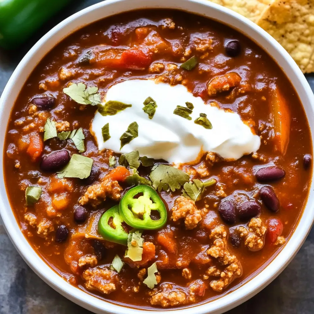 Pumpkin Turkey Chili