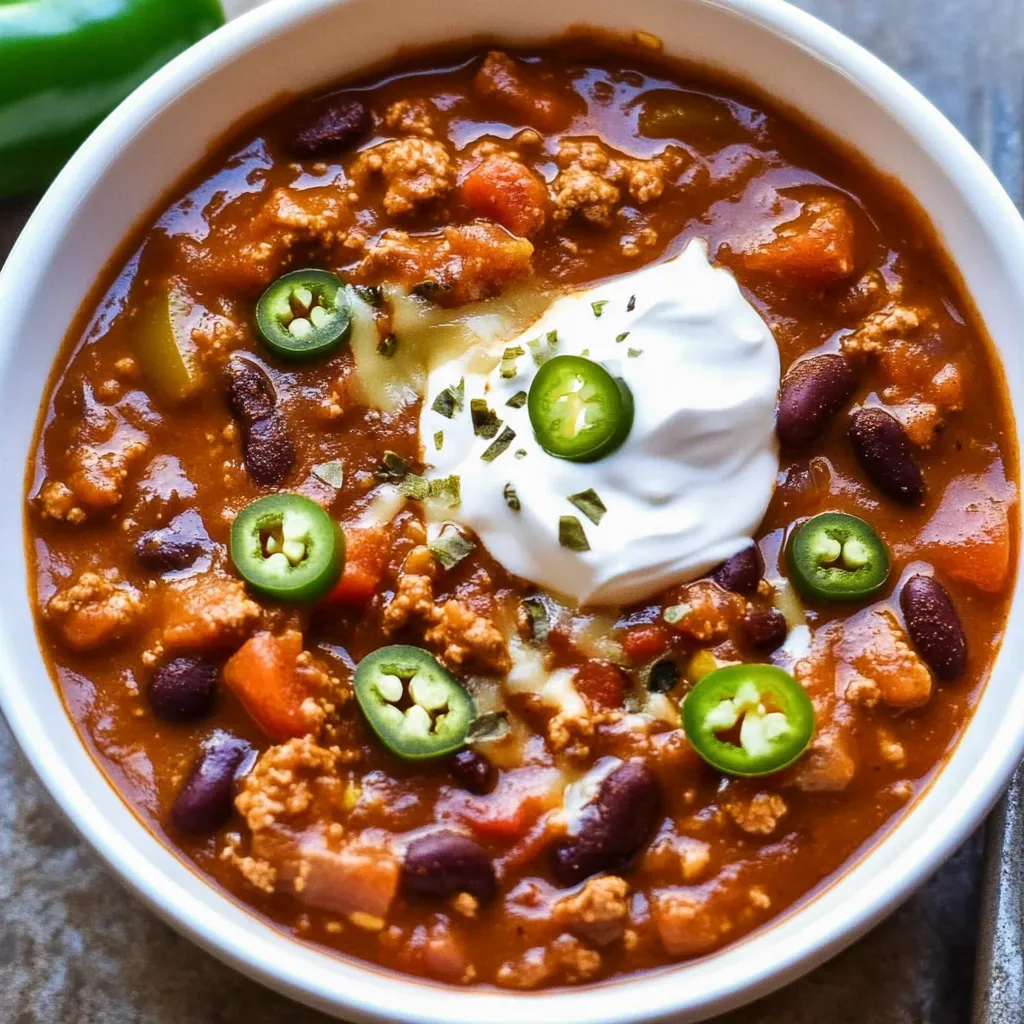 Healthy Pumpkin Turkey Chili Recipe
