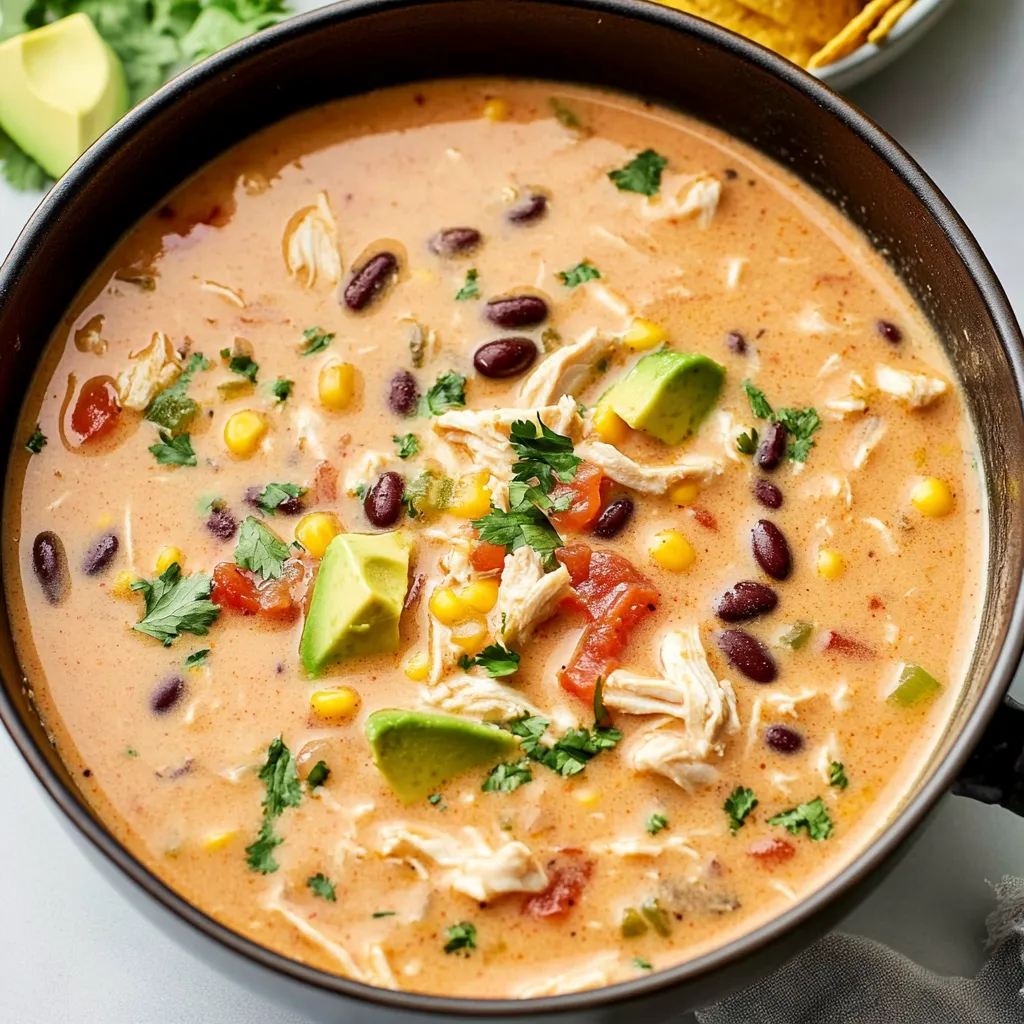 Quick Chicken Taco Soup Recipe