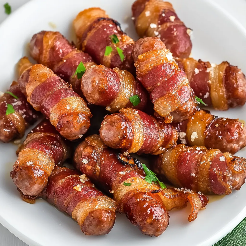 Bacon-Wrapped Smokies Recipe