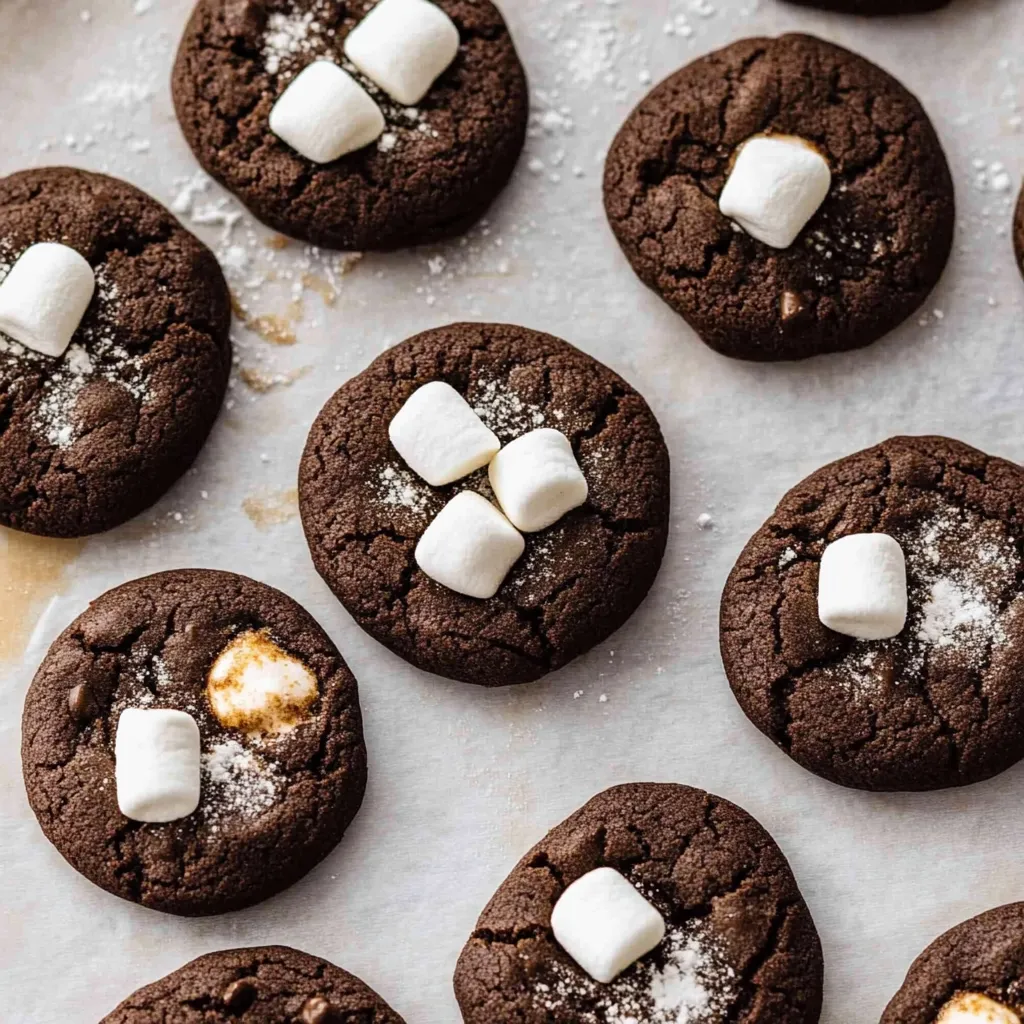 Chocolate Marshmallow Cookies