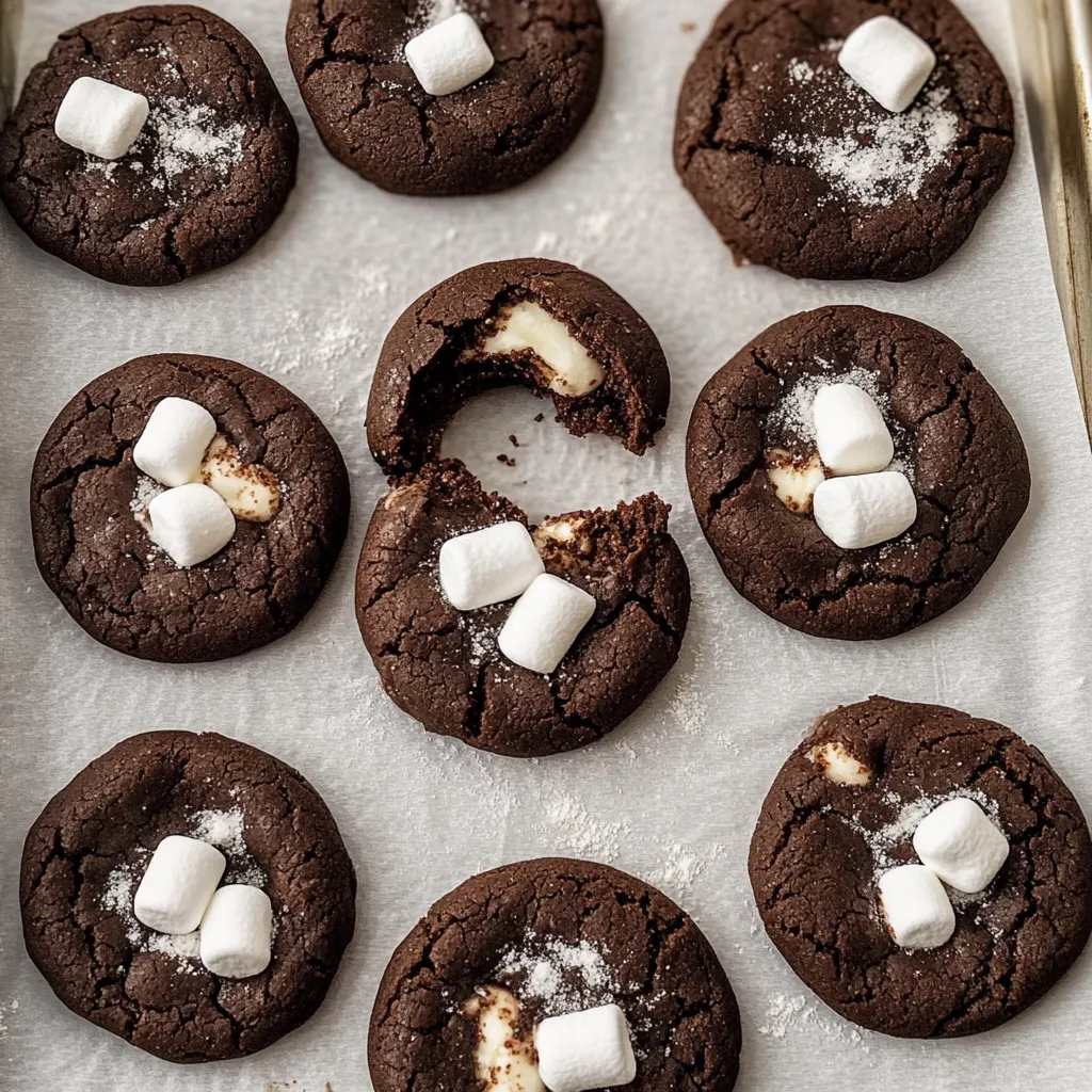Easy Chocolate Marshmallow Cookies Recipe
