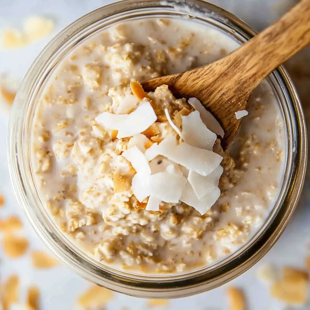 Coconut Cream Pie Overnight Oats Recipe