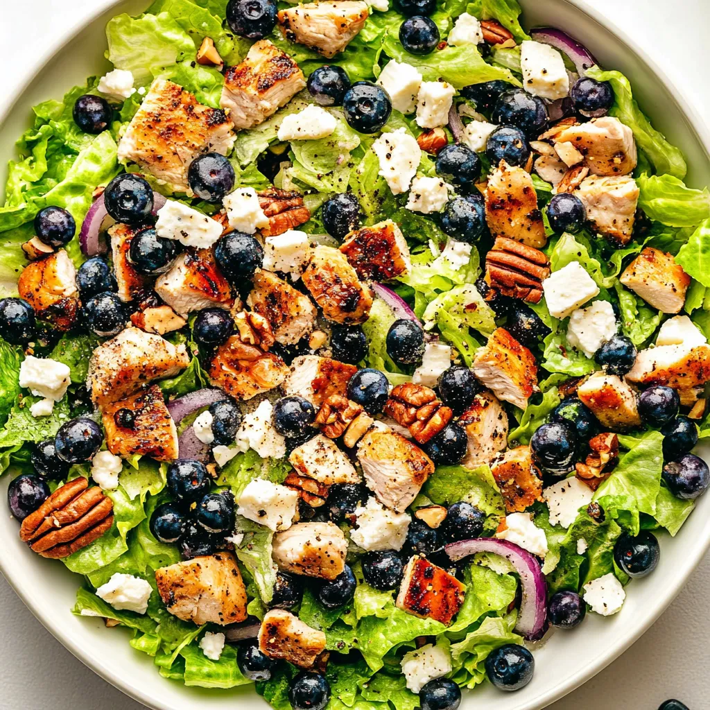 Blueberry Chicken Chopped Salad