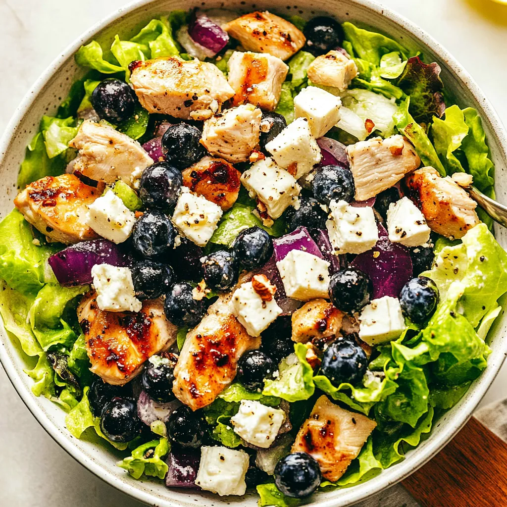 Fresh Blueberry Chicken Salad Recipe