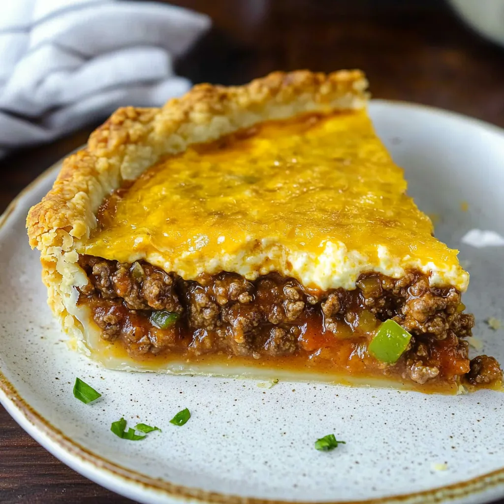 Easy Cheeseburger Pie Recipe