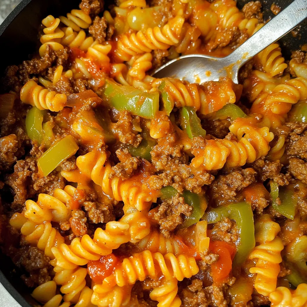 Cheeseburger Pasta Recipe