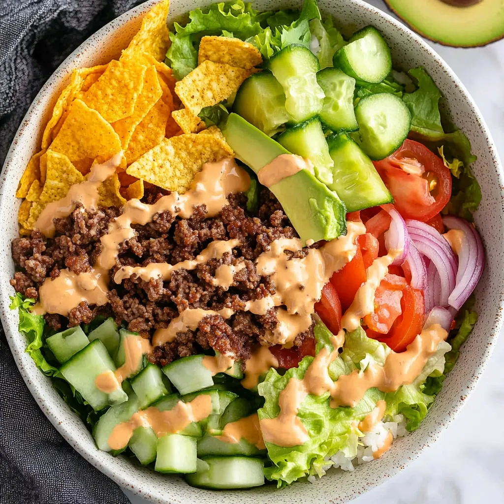 Low Carb Cheeseburger Bowls Recipe