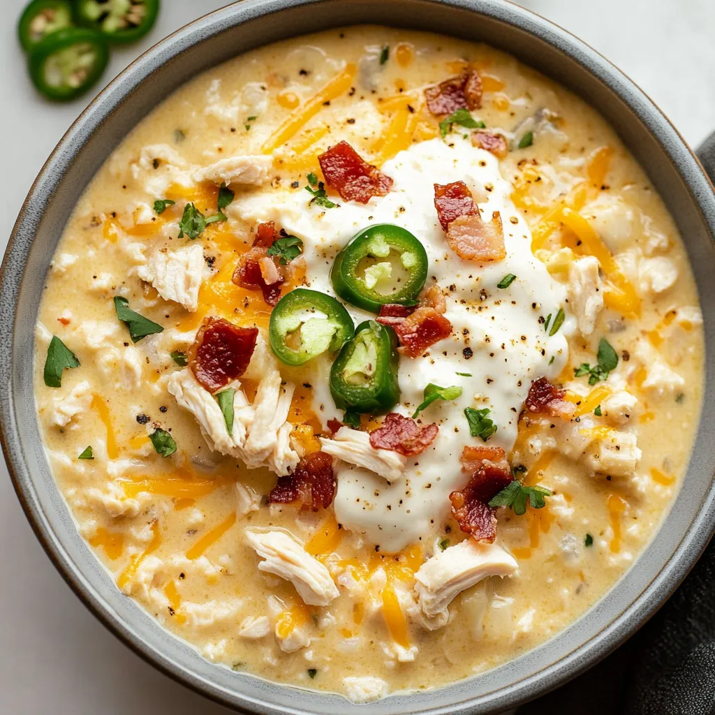 Creamy Jalapeno Chicken Soup Recipe