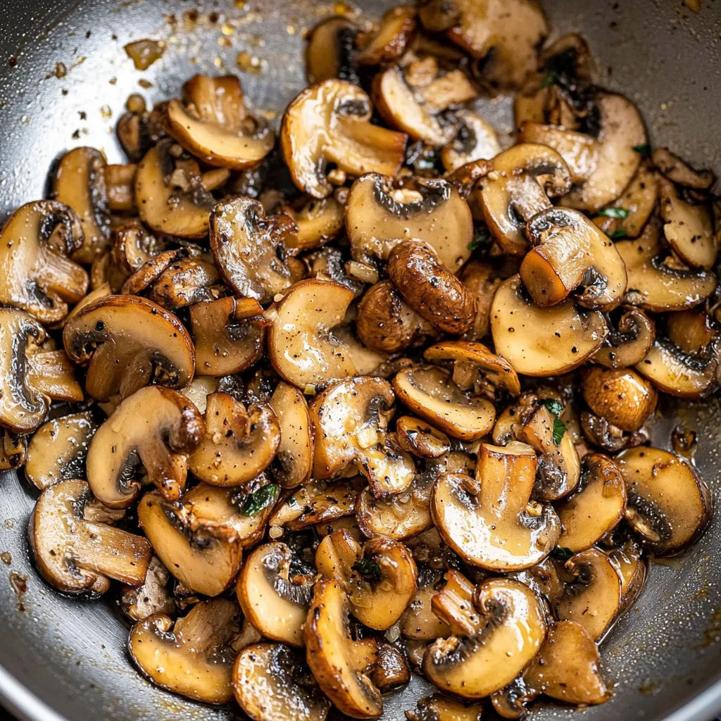 Easy Herbed Butter Mushrooms Recipe
