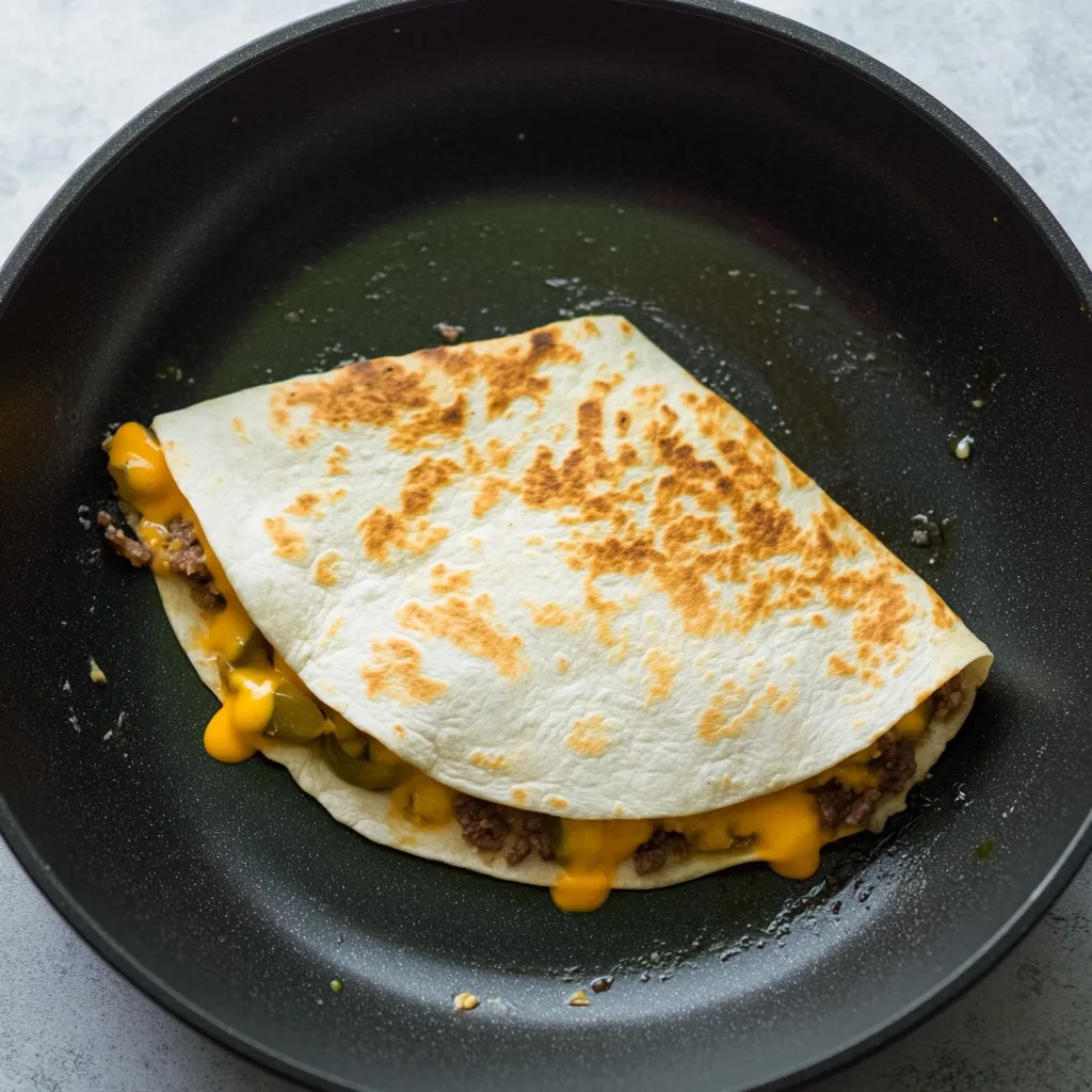 Quick Cheeseburger Quesadillas Recipe
