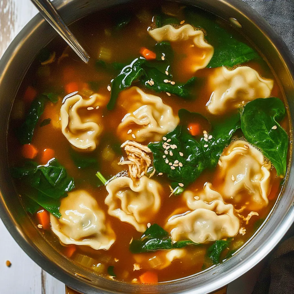 Homemade Wonton Soup Recipe