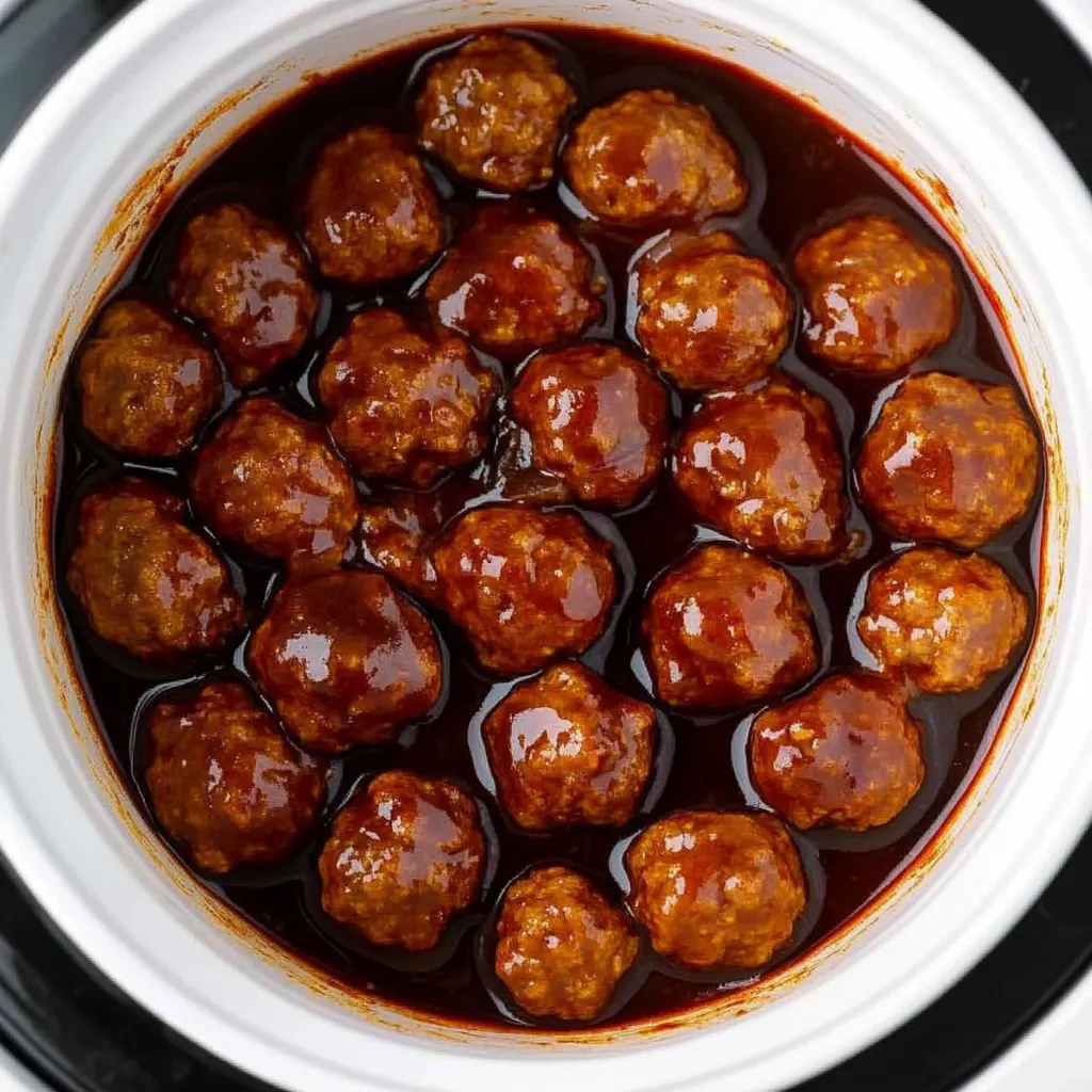 Slow Cooker Cranberry Meatballs