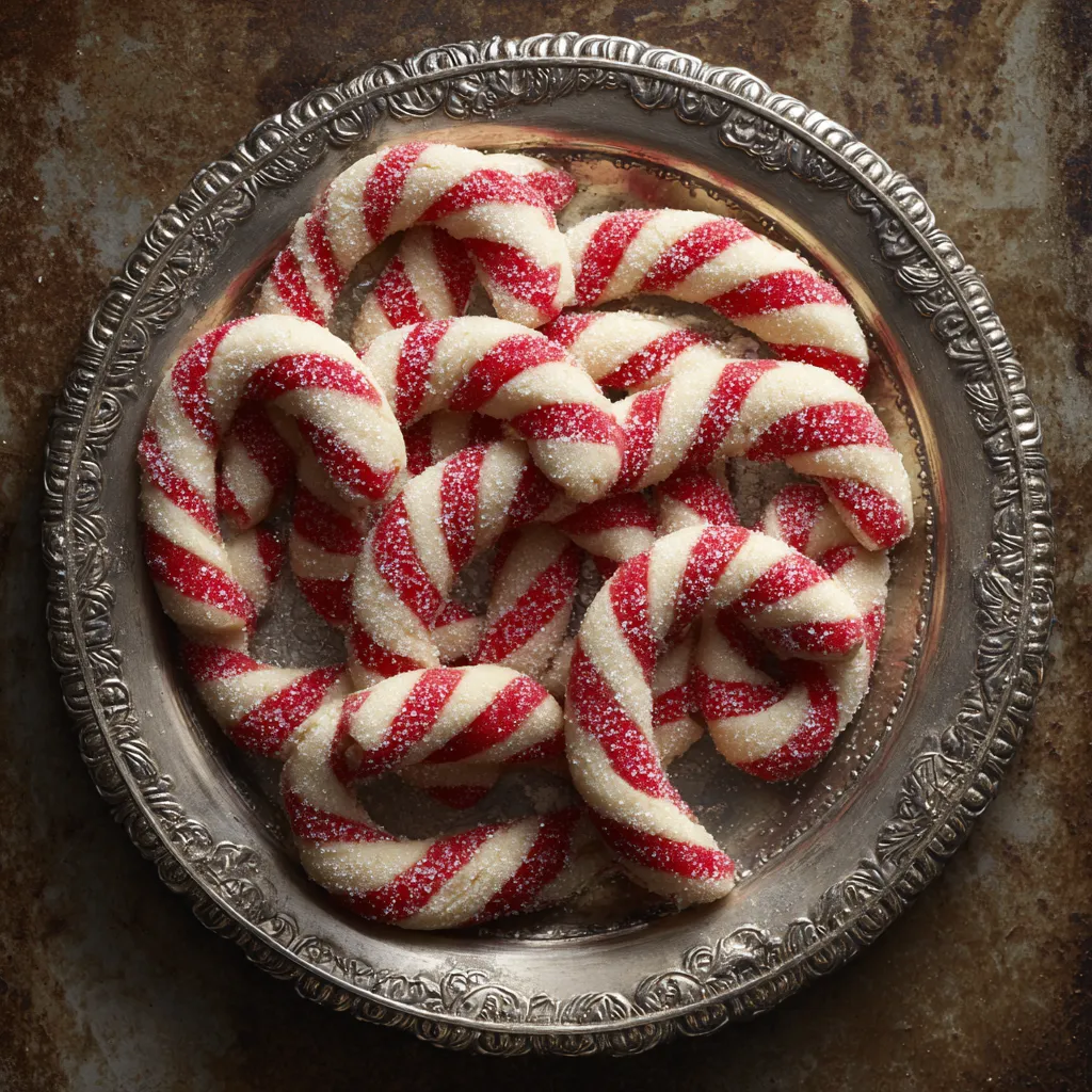 Classic Holiday Candy Cane Cookies