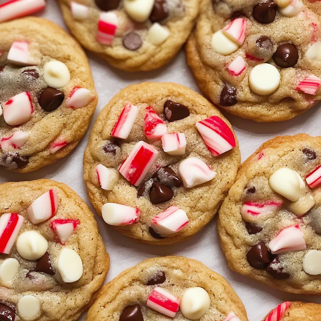Peppermint Chocolate Chip Cookies