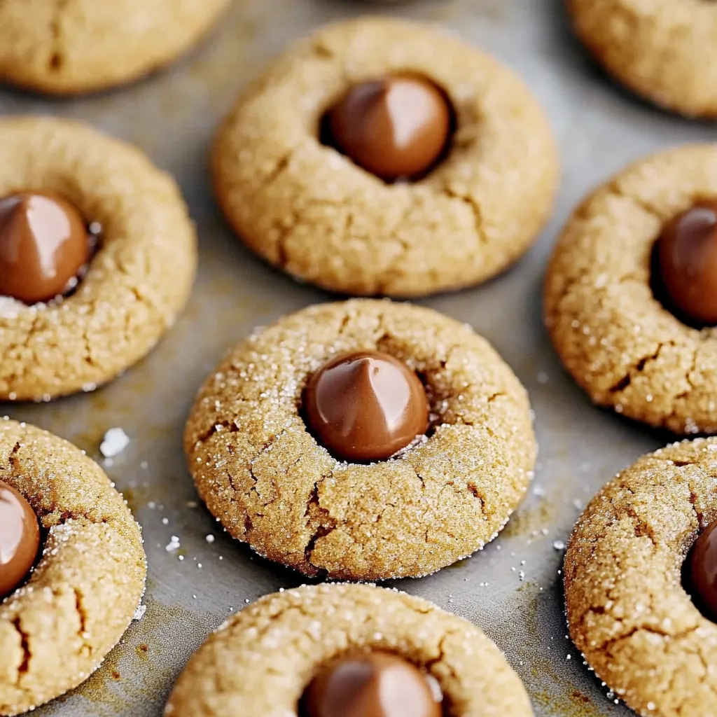 Soft Gingerbread Kiss Cookies Recipe