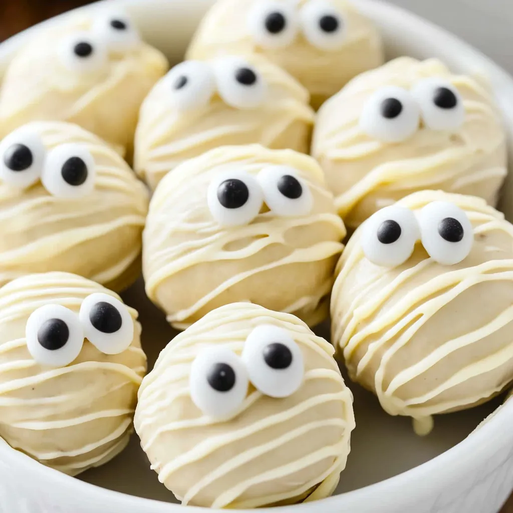 No-Bake Mummy Balls