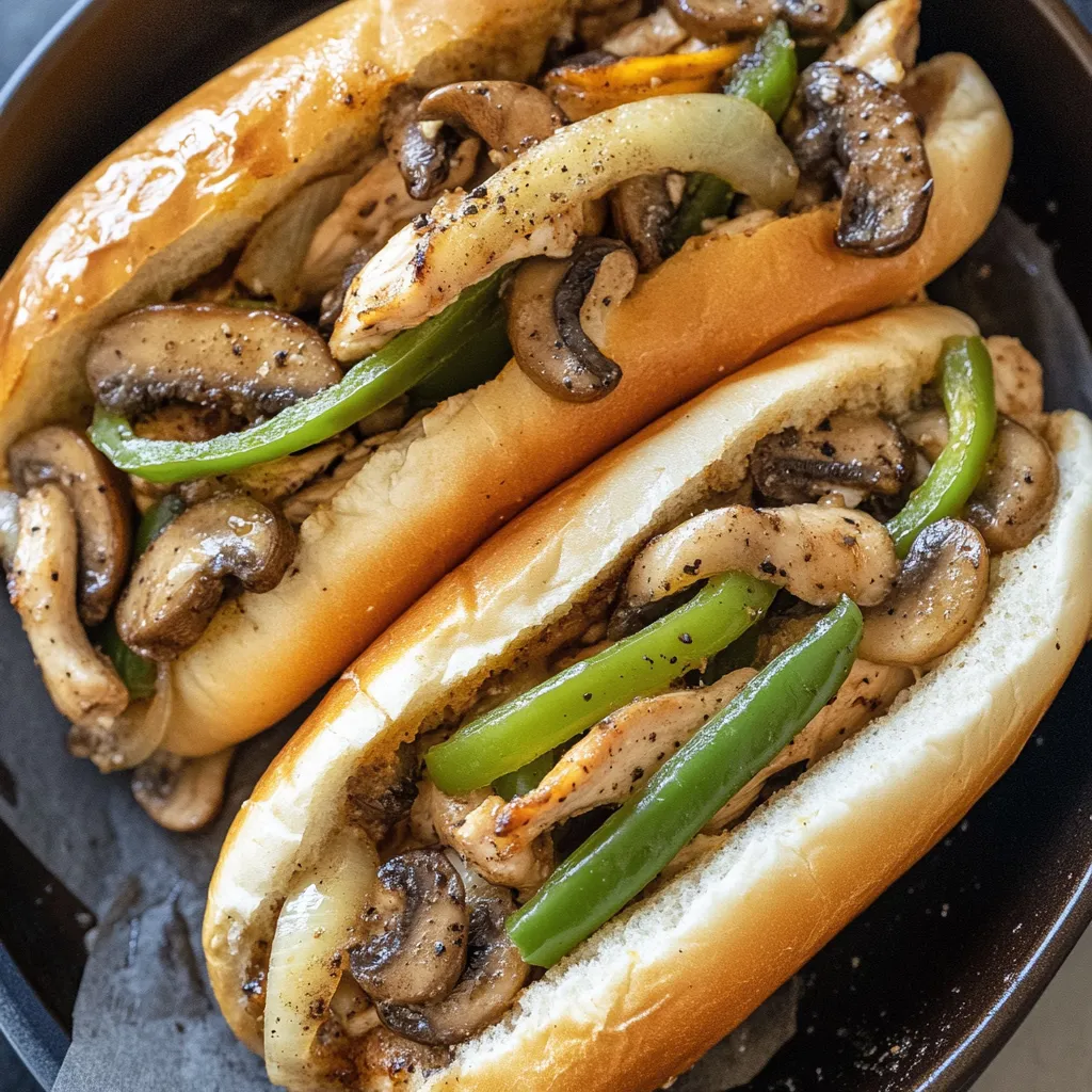 Easy Chicken Philly Cheesesteak