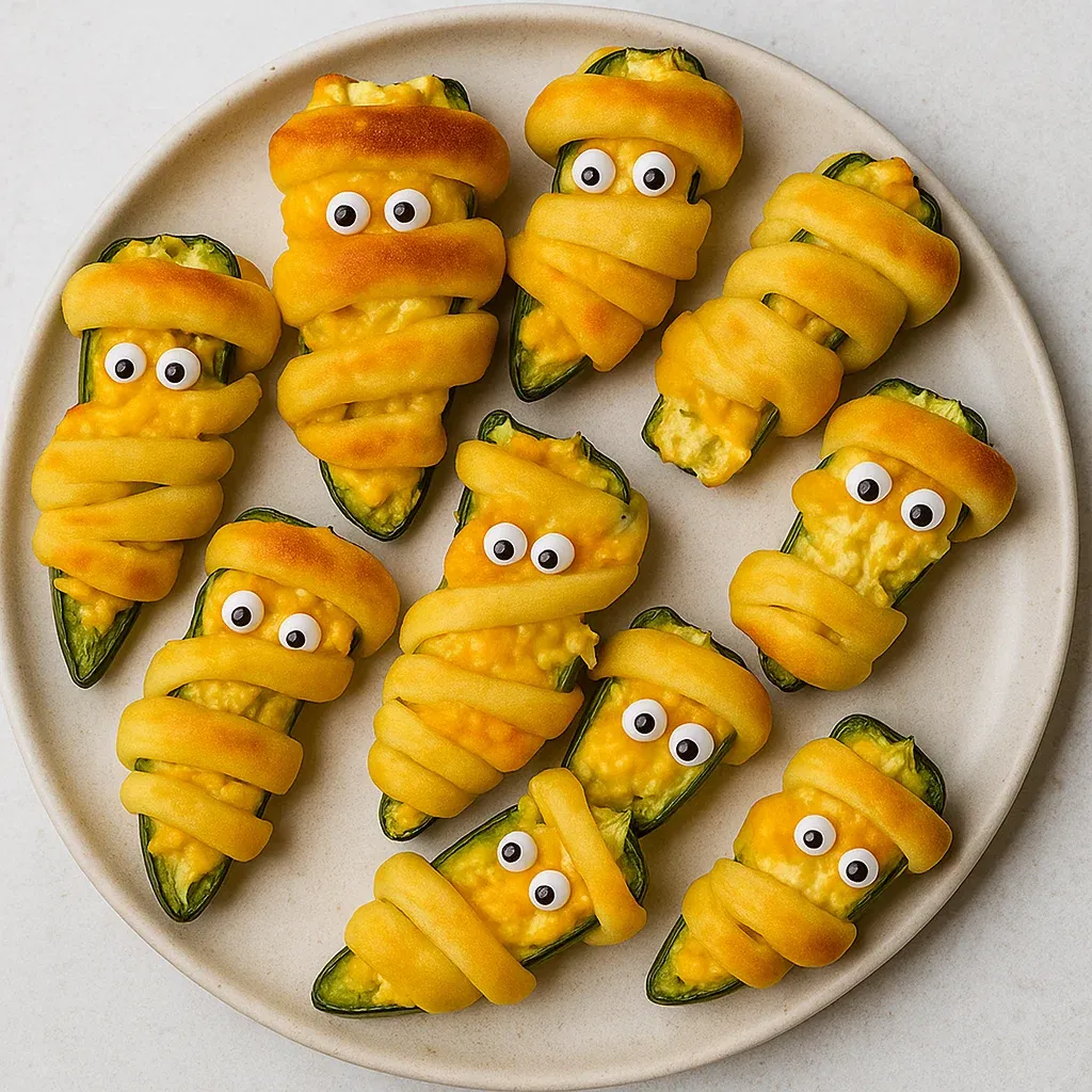 Mummy Jalapeno Poppers