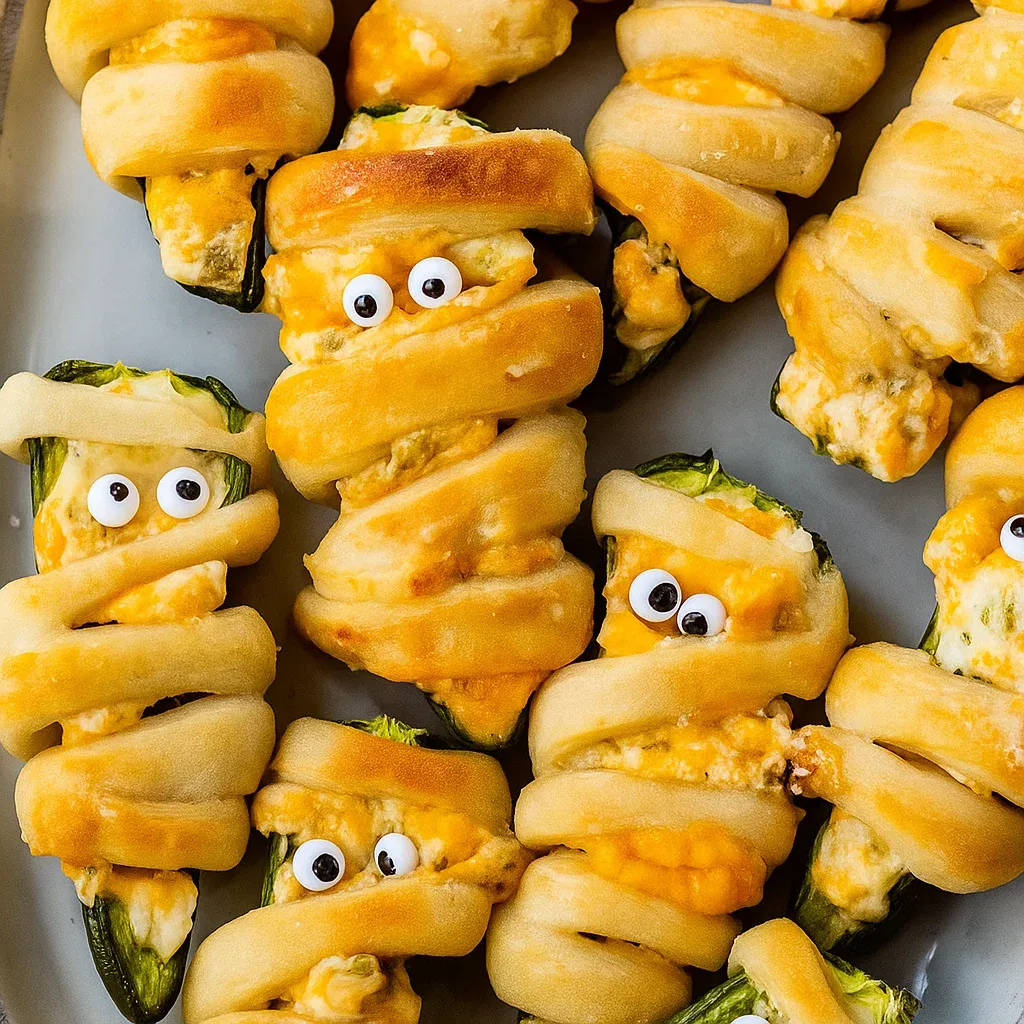 Spicy Mummy Wrapped Peppers