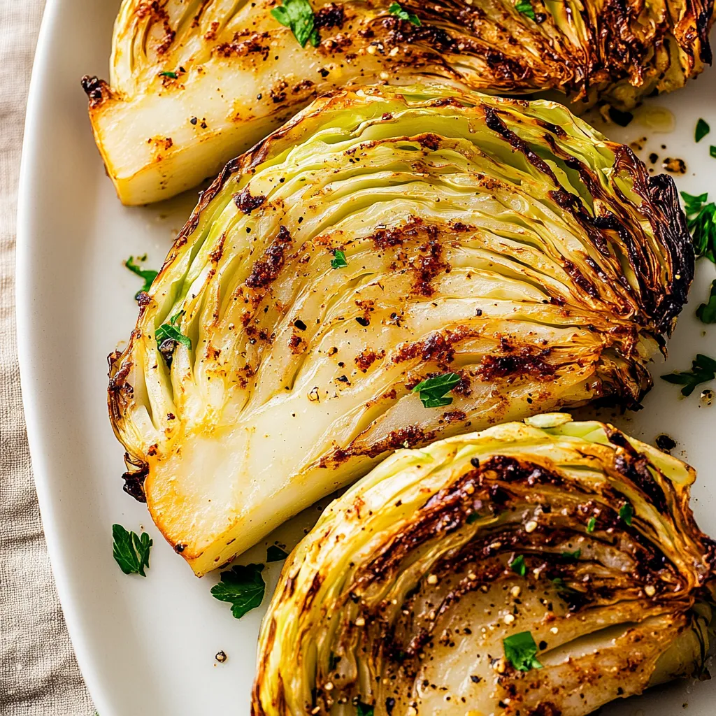 Air Fryer Cabbage Wedges