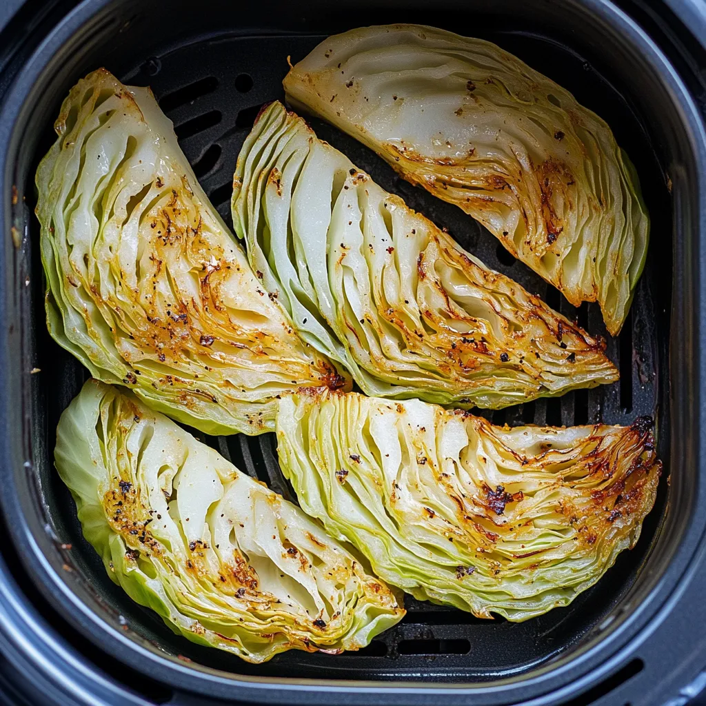 Quick Air Fryer Cabbage