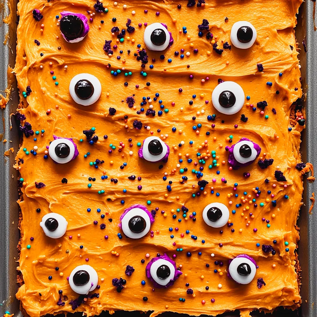Quick Halloween Sugar Cookie Bars Recipe