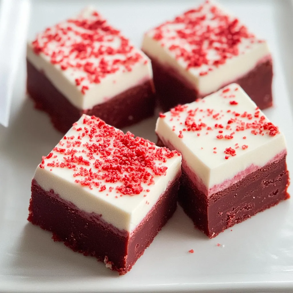 Red Velvet Fudge