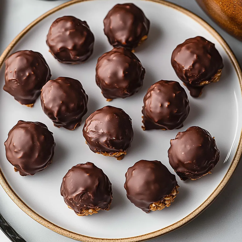 Peanut Butter Balls with Rice Krispies
