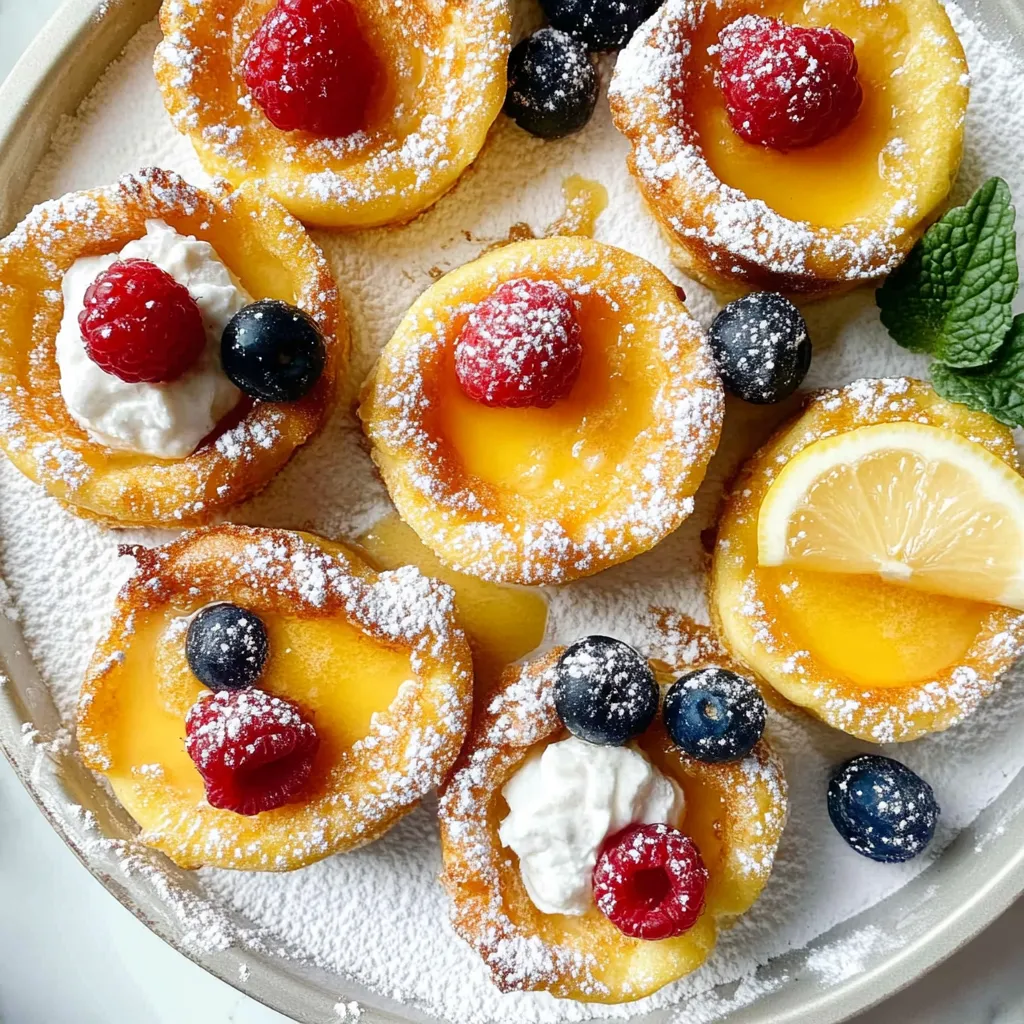 Mini Dutch Baby Pancakes