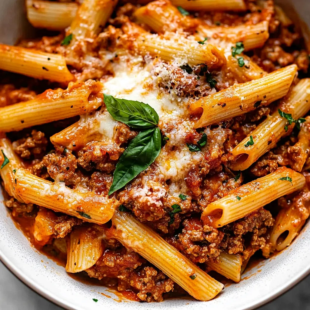 Cheesy Baked Ziti