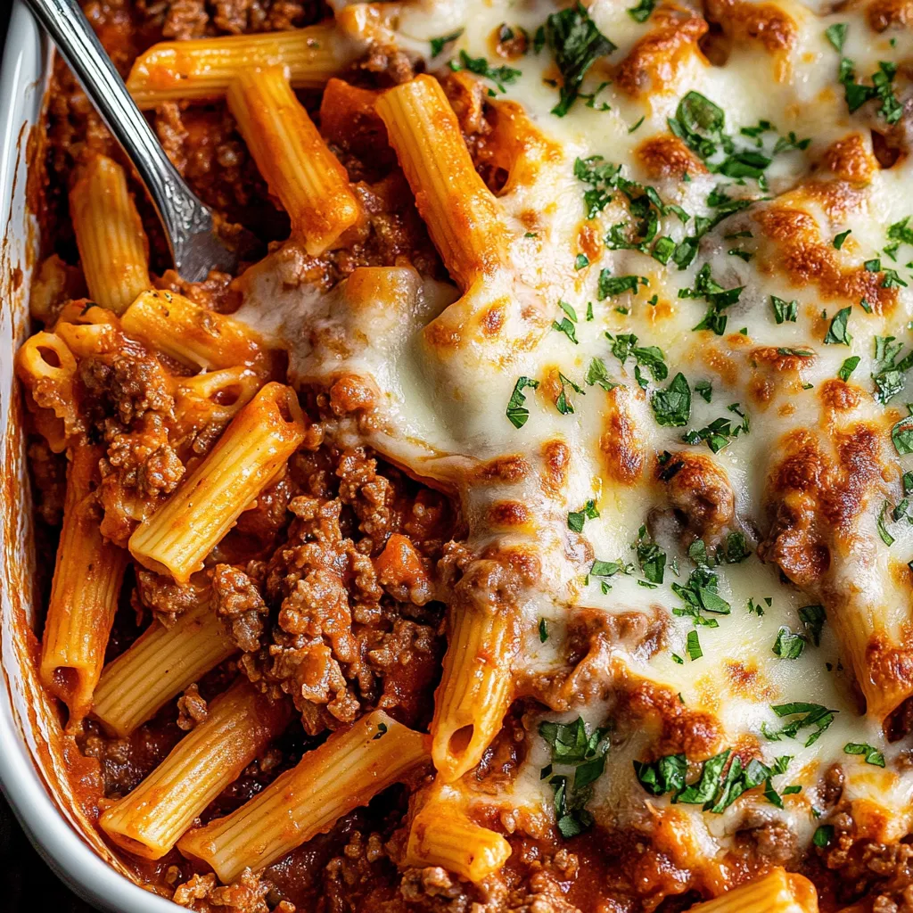 Cheesy Baked Ziti Recipe