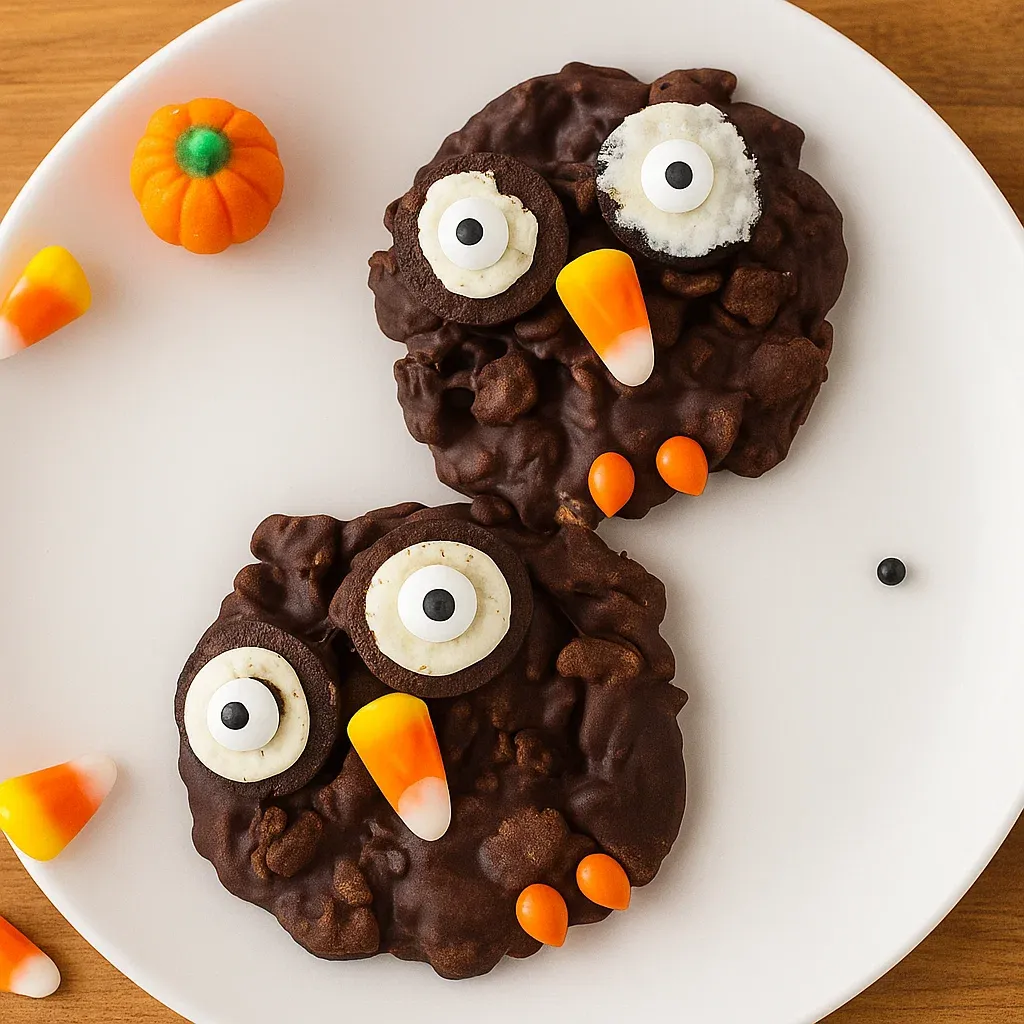 No Bake Owl Cookies