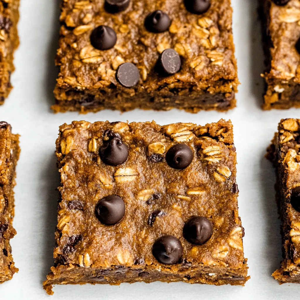 Healthy Pumpkin Oatmeal Bars