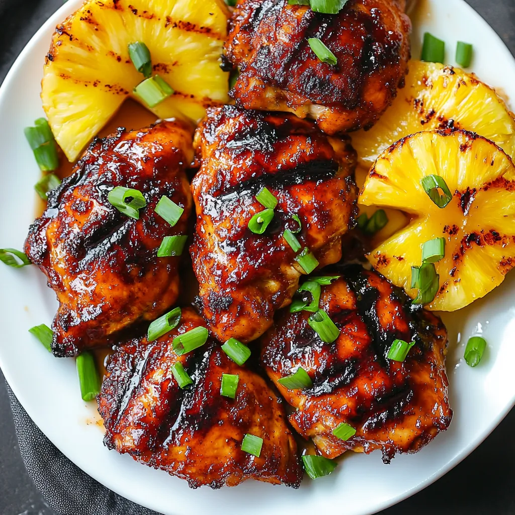 Sweet Grilled Hawaiian Chicken