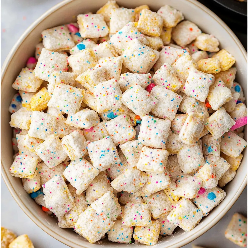 Cake Batter Puppy Chow