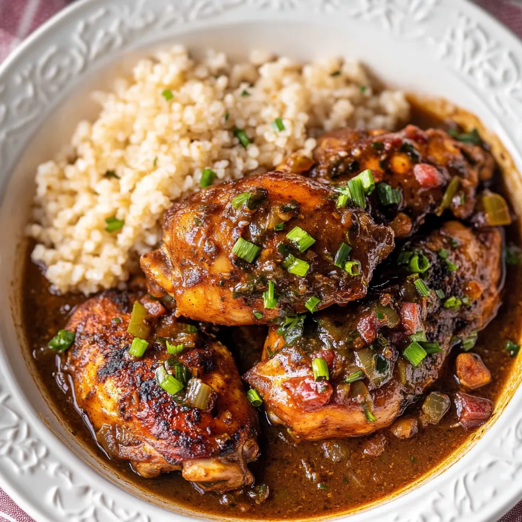 Jamaican Brown Stew Chicken