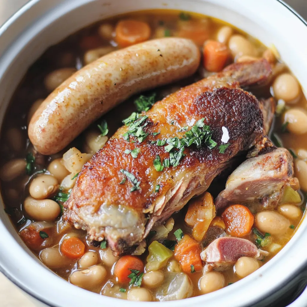 Rich Duck and Bean Stew