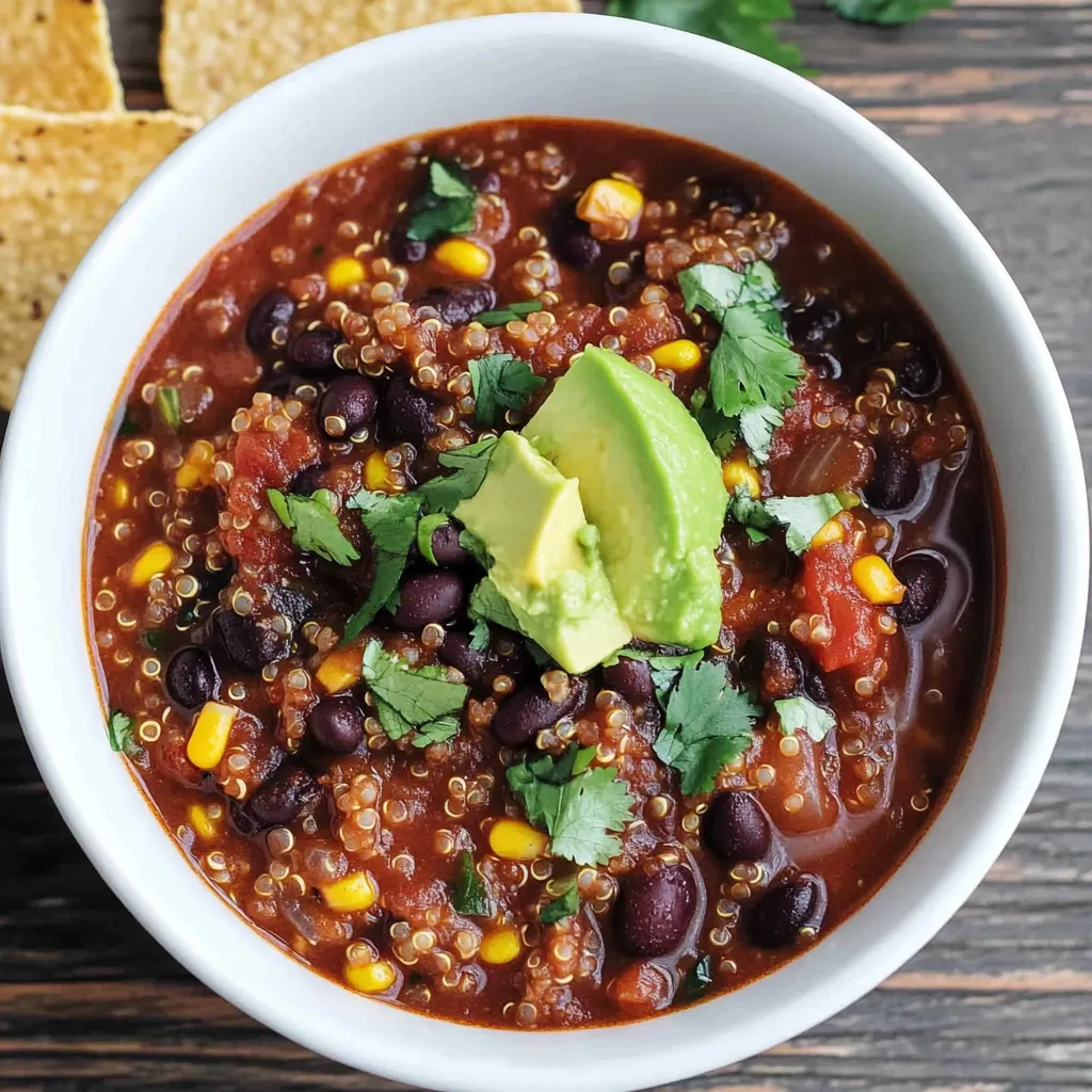 Black Bean Quinoa Chili