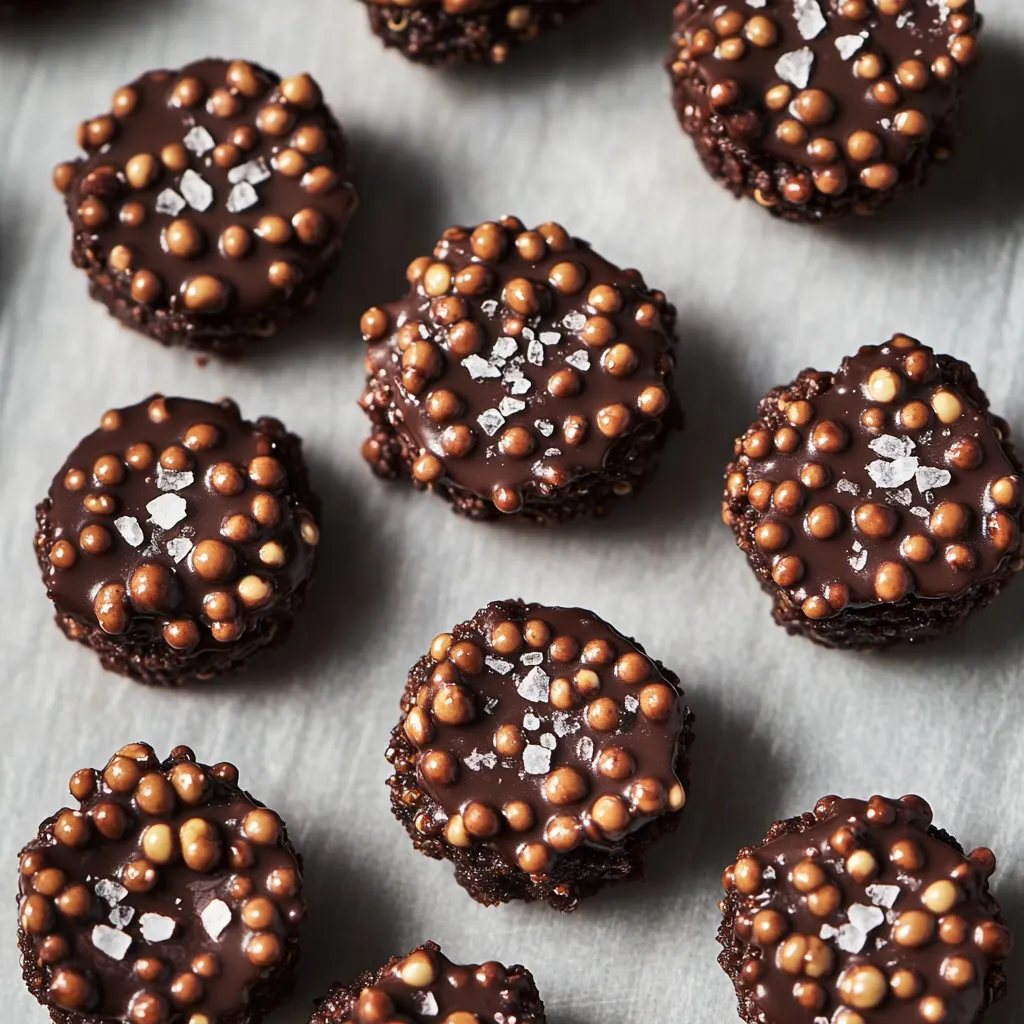 Dark Chocolate Quinoa Crisps