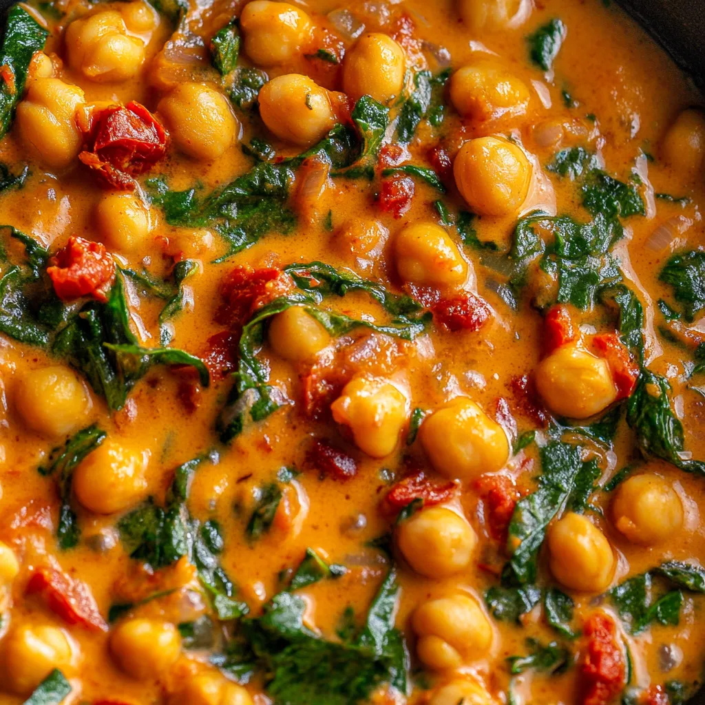 Creamy Marry Me Chickpeas Recipe